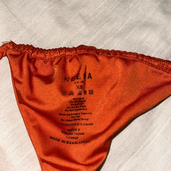 Neena Swim Thong Orange - Picture 6 of 6